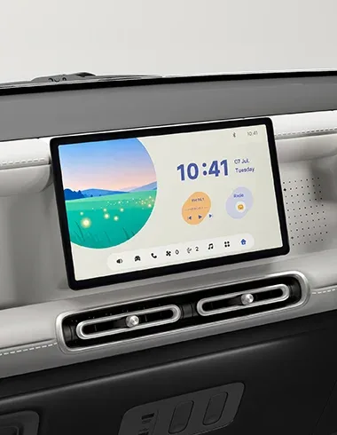 10.1” Control Screen with Smartphone Interconnection
